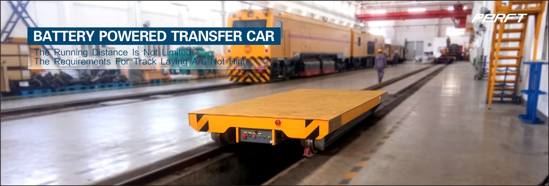 Perfect transfer carts on rail hot sale